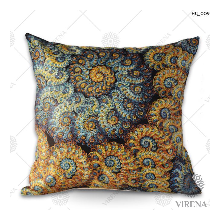 DIY Bead embroidery cushion cover kit "Magic flowers"