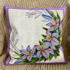 DIY Bead embroidery cushion cover kit "Lilies"