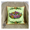 DIY Bead embroidery cushion cover kit "Easter bouquet"