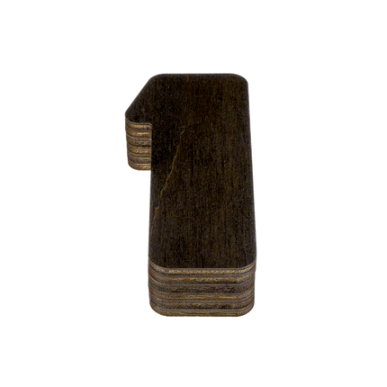 Wood bead organizer with lid "Number"