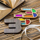 Wood bead organizer with lid 