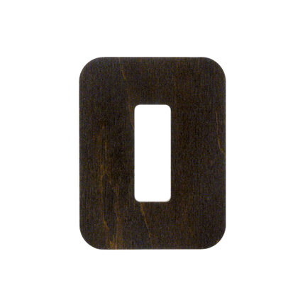 Wood bead organizer with lid "Number"