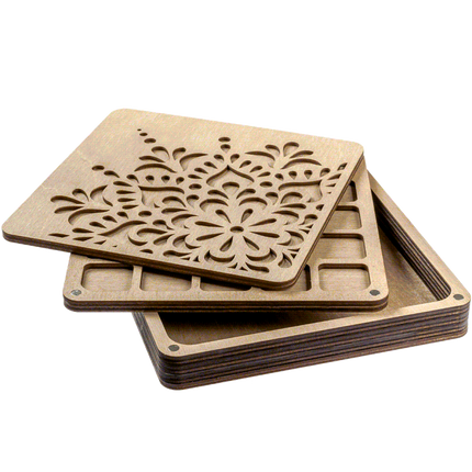 Multilayer bead organizer