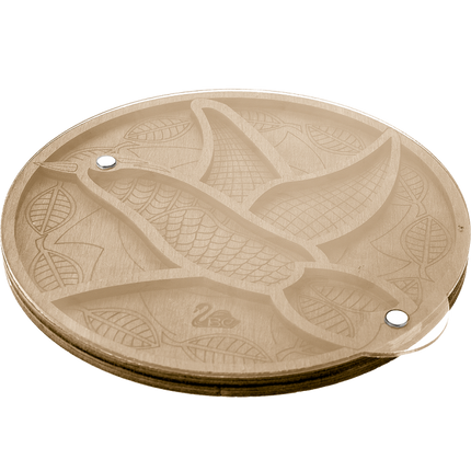 Wood bead organizer with transparent lid "Hummingbird"
