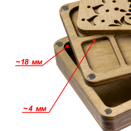 Multilayer bead organizer