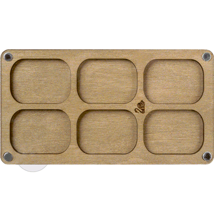 Multilayer bead organizer with transparent lid