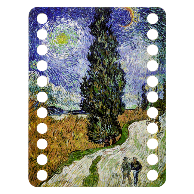 Thread Organizer "Road with Cypress and Star"
