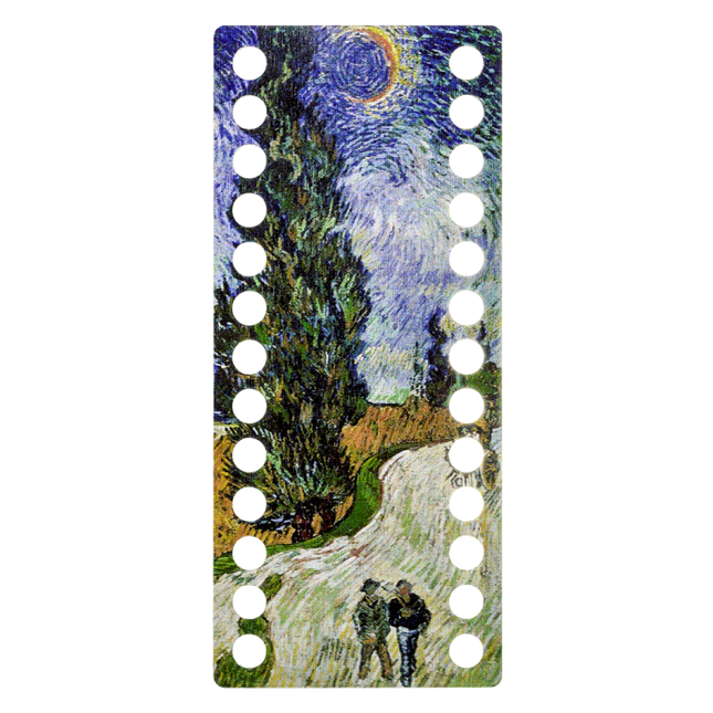 Thread Organizer "Road with Cypress and Star"