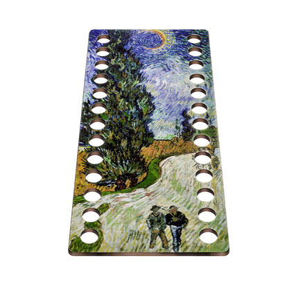 Thread Organizer "Road with Cypress and Star"