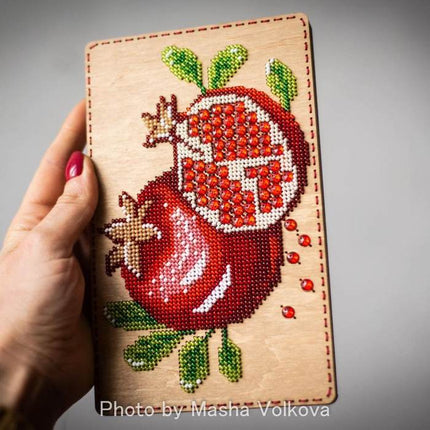 DIY Bead embroidery kit "Pomegranate", Bead organizer