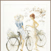 DIY Counted cross stitch kit Girls on bicycle