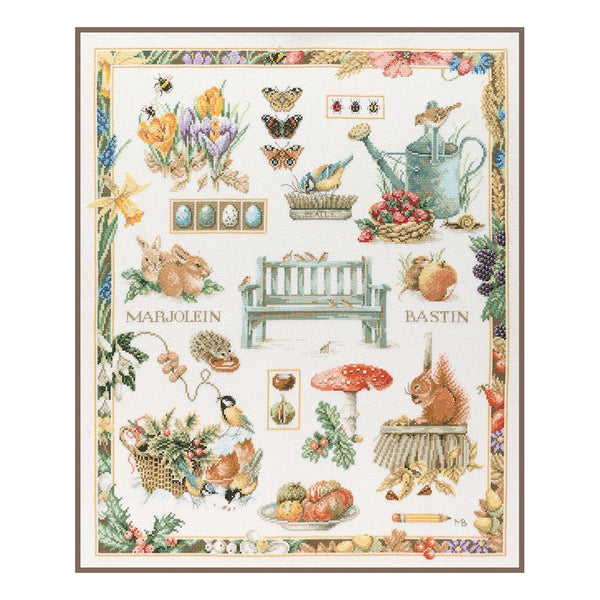 DIY Counted cross stitch kit Four seasons