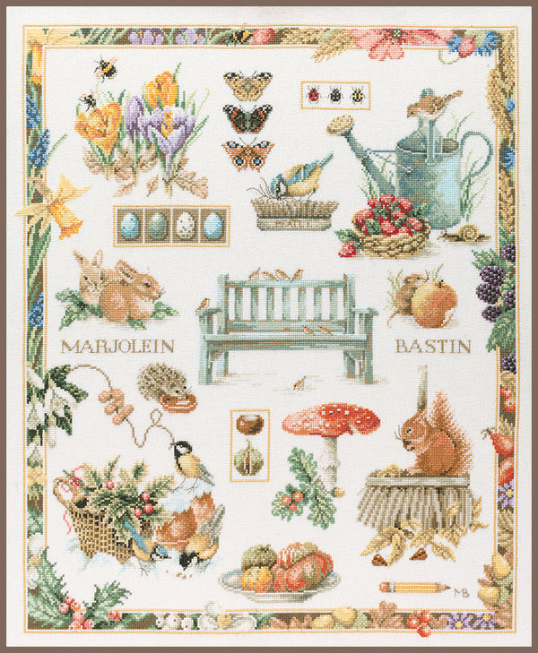 DIY Counted cross stitch kit Four seasons