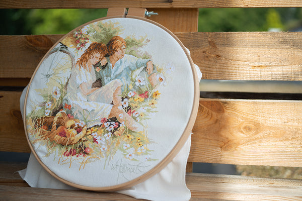 DIY Counted cross stitch kit Picnic