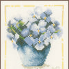 DIY Counted cross stitch kit Pot with hydrangea