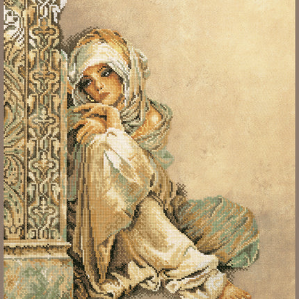 DIY Counted cross stitch kit Arabian woman