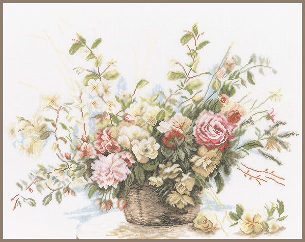 DIY Counted cross stitch kit Bouquet of roses