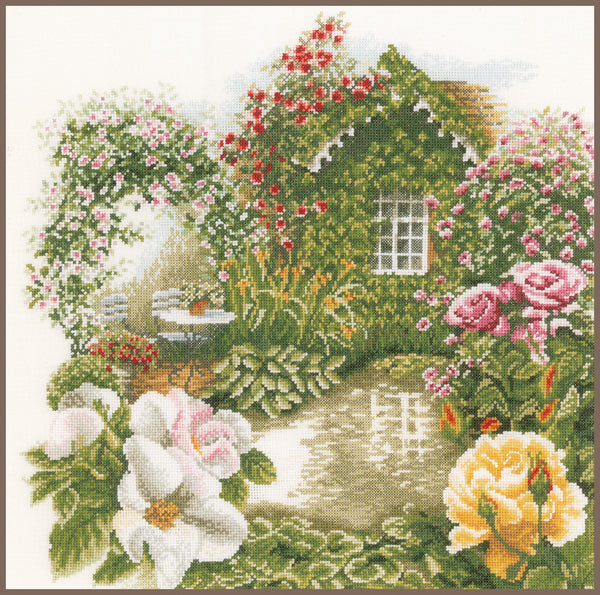 DIY Counted cross stitch kit Rose garden