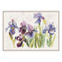 DIY Counted cross stitch kit Blue flowers - irisses