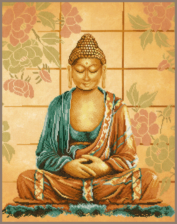 DIY Counted cross stitch kit Buddha