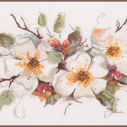 DIY Counted cross stitch kit Apple blossom