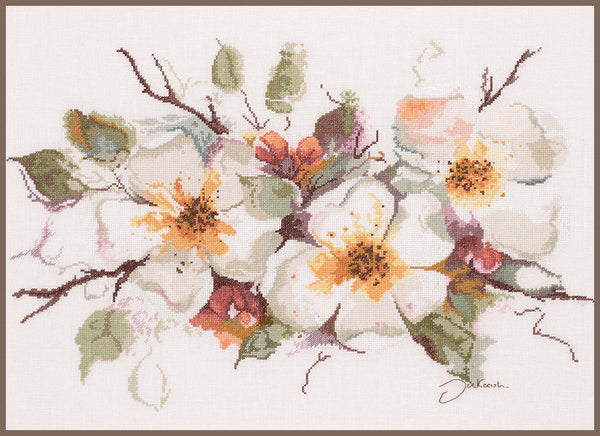 DIY Counted cross stitch kit Apple blossom