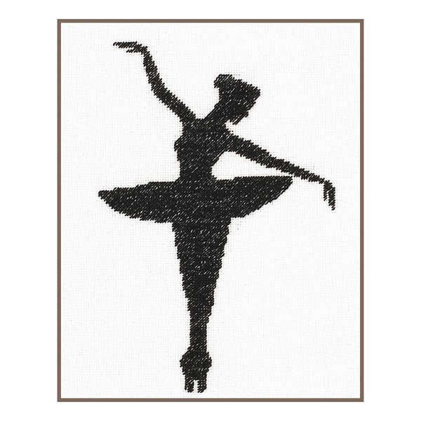 DIY Counted cross stitch kit Ballet silhouette I