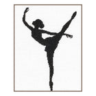 DIY Counted cross stitch kit Ballet silhouette II