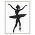 DIY Counted cross stitch kit Ballet silhouette III