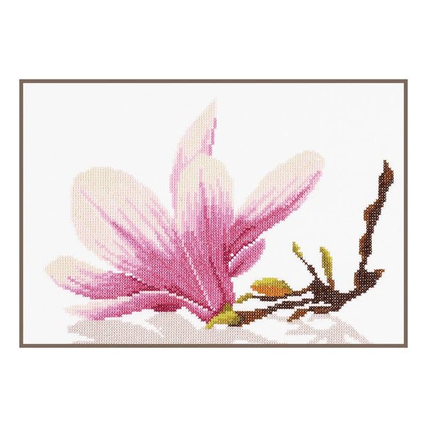 DIY Counted cross stitch kit Magnolia twig