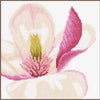 DIY Counted cross stitch kit Magnolia flower