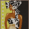 DIY Counted cross stitch kit African lady with vase