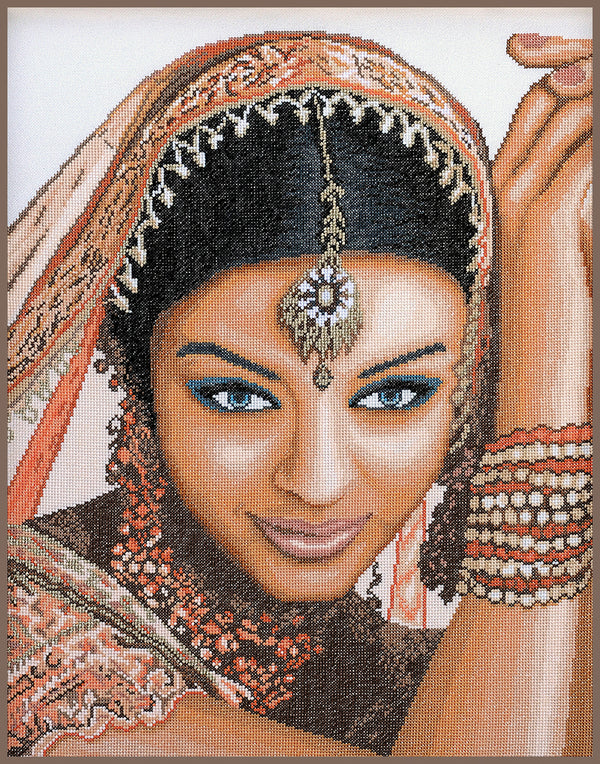 DIY Counted cross stitch kit Indian model