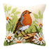 DIY Cross stitch cushion kit Robin