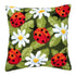 DIY Cross stitch cushion kit Ladybirds