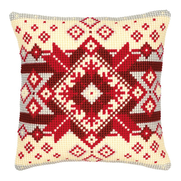 DIY Cross stitch cushion kit Nordic star