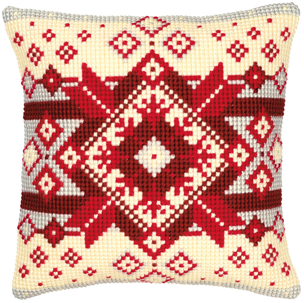 DIY Cross stitch cushion kit Nordic star