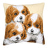 DIY Cross stitch cushion kit 3 Puppies