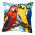 DIY Cross stitch cushion kit Parrots