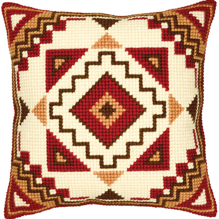 DIY Cross stitch cushion kit Geometrical