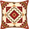 DIY Cross stitch cushion kit Geometrical