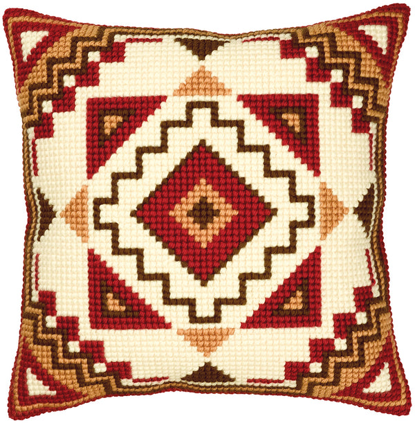 DIY Cross stitch cushion kit Geometrical