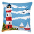 DIY Cross stitch cushion kit Seascape