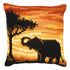 DIY Cross stitch cushion kit Elephant