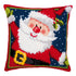 DIY Cross stitch cushion kit Father Christmas