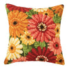 DIY Cross stitch cushion kit Summer flowers