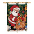 DIY Cross stitch wall hanging kit Santa Claus