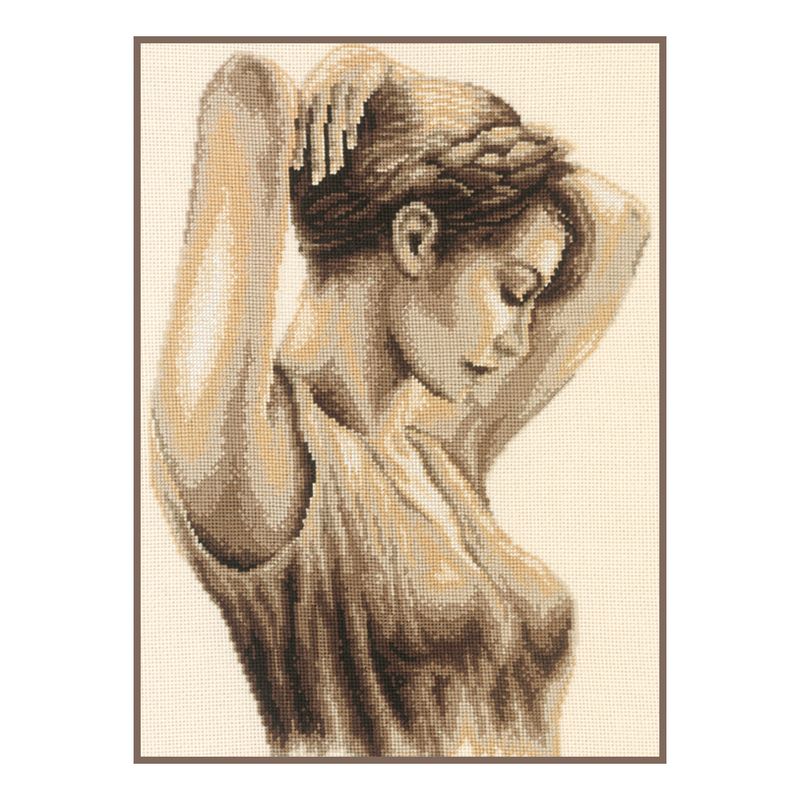 DIY Counted cross stitch kit Olympia 27 x 39 cm / 10.8" x 15.6"