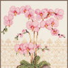 DIY Counted cross stitch kit Orchid 18 x 23 cm / 7.2" x 9.2"