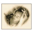 DIY Counted cross stitch kit Mother & child 26 x 21 cm / 10.4